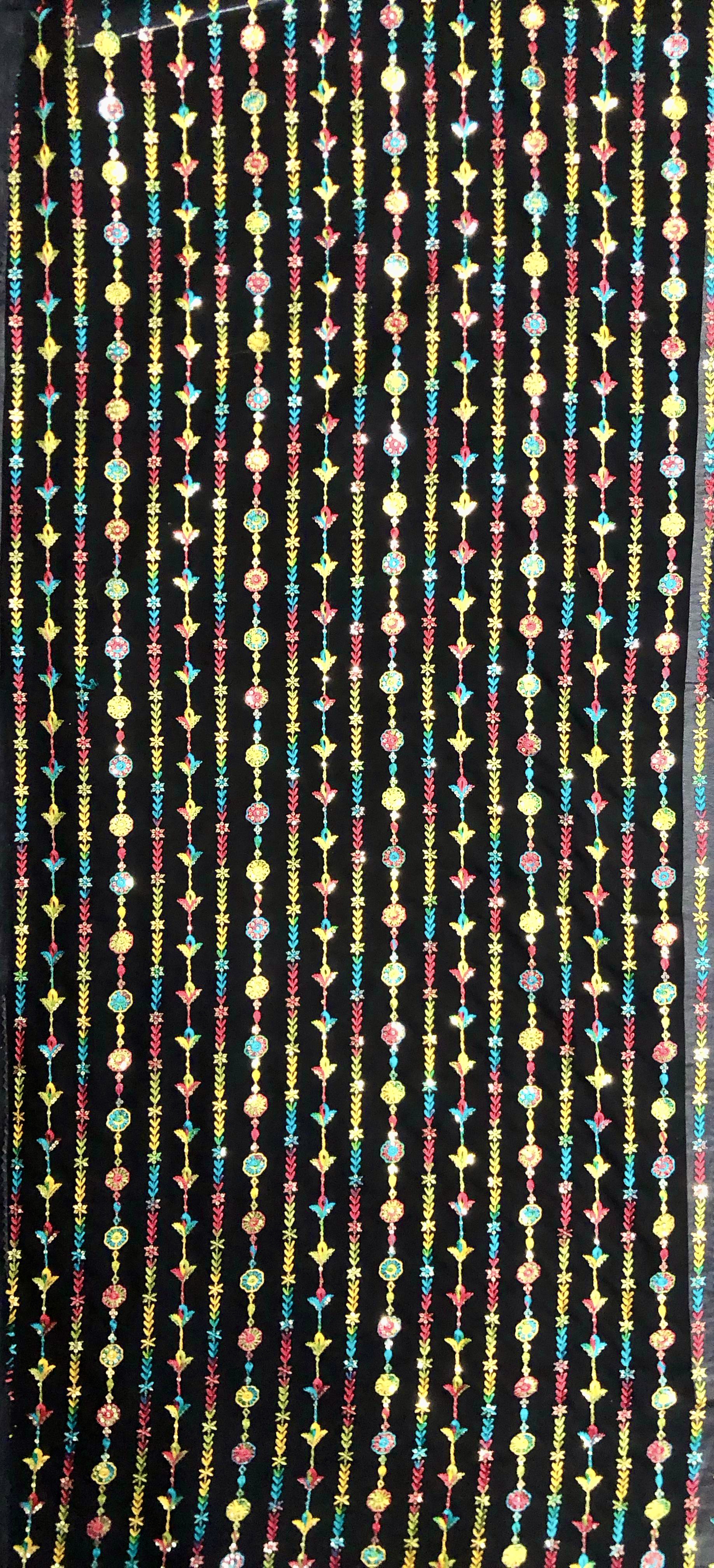 Embroidered Polyester Fabric - 13